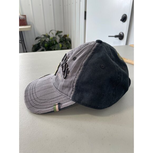 Guinness Extra Stout Adjustable Hat One Size Black Gray Built In Bottle Opener - Picture 7 of 9